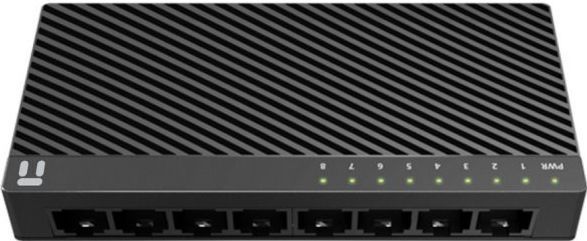 Stonet - Netis Switch - ST3108C - 100Mbps - Groen - Auto MDI/MDIX - Plug-en-Play