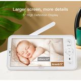 Arenti AINanny - Baby Monitor - Wifi Babyfoon met 8 inch scherm - Ultra HD 2K Resolutie - Slaapliedjes - Alexa & Google