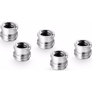 SmallRig 1610 New Thread Adapter with 1/4" to 3/8" thread 5pcs