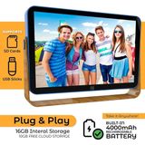 Kodak - 10" Digitale Fotolijst - Oceaanblauw - Wi-Fi - Multi-Touch Display