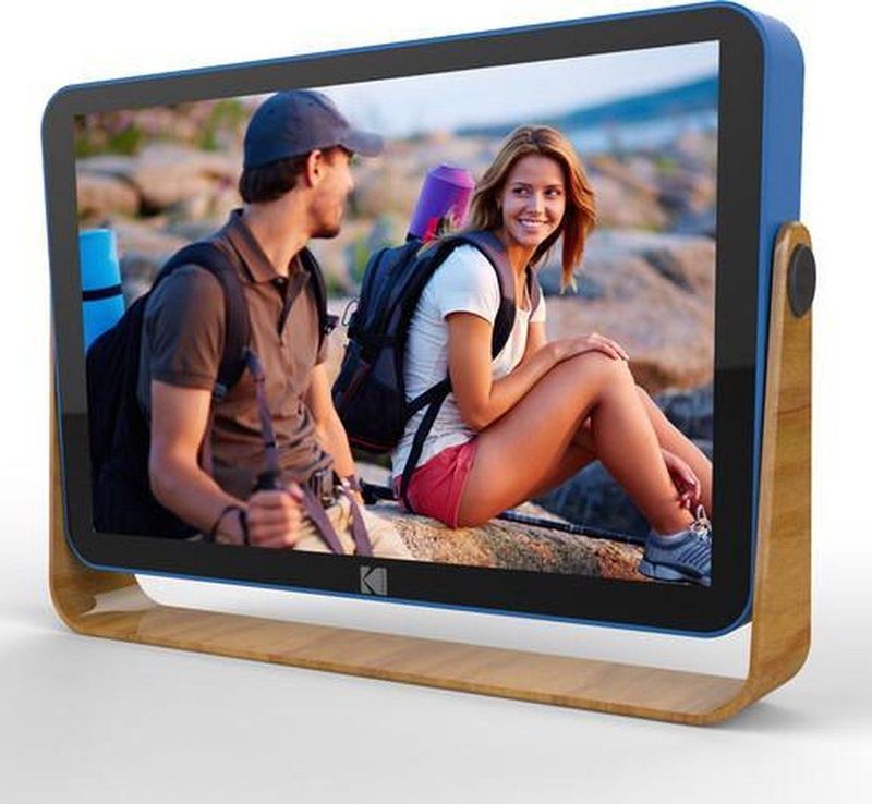 Kodak - 10" Digitale Fotolijst - Oceaanblauw - Wi-Fi - Multi-Touch Display