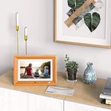 KODAK - Digitale Fotolijst - Licht Hout - 25,4 cm - HD IPS Scherm