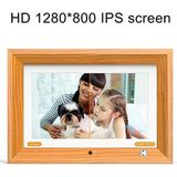 KODAK - Digitale Fotolijst - Licht Hout - 25,4 cm - HD IPS Scherm