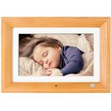 KODAK - Digitale Fotolijst - Licht Hout - 25,4 cm - HD IPS Scherm