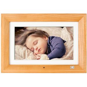 KODAK - Digitale Fotolijst - Licht Hout - 25,4 cm - HD IPS Scherm