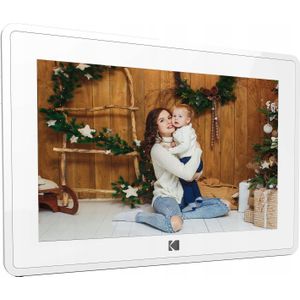 Kodak - RCF-106 - Digitaal Frame - Wit - LED HD 10 Inch - WiFi 10GB