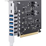 Inateck - KU8212 - PCIe USB 3.2 Gen 2-kaart - 8 USB-poorten - 2 USB-C en 6 USB-A