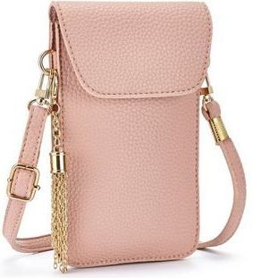 LASCANA Umhängetasche Handytasche, mit Sichtfenster, Minibag, Crossbody Bag, VEGAN