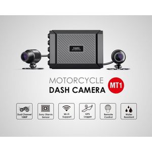 VIOFO MT1 - Motor Dashcam - 1080p FULL HD - Dual Channel