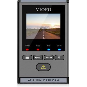 VIOFO A119 Mini - Dashcam 2023 - Ultra compact - Quad HD 2K - GPS en Wi-Fi