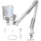 Maono - DM40 S Pro - Microfoon - Wit - Draadloos met AI-technologie