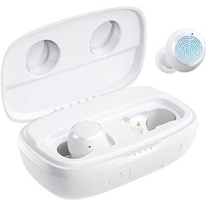 Draadloze oordopjes, Tribit 150H Speeltijd Bluetooth 5.2 IPX8 Waterdicht Aanraakbediening Ture Draadloze Bluetooth-oordopjes met microfoon Koptelefoon In-ear Diepe bas Ingebouwde microfoon