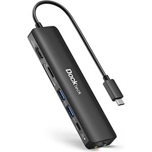 Dockteck - USB-C Hub - 7-in-1 - HDMI 4K 60Hz - Ethernet - 100W PD - SD/Micro SD - 2 USB 3.0