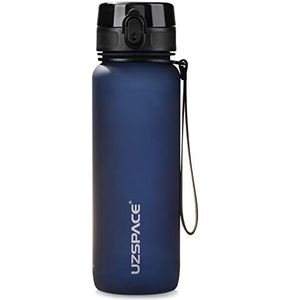 UZSPACE drinkfles, 500 ml/800 ml/1 l, sportfles voor kinderen, waterdicht, Tritan, BPA-vrij, voor fiets, fitness, buiten