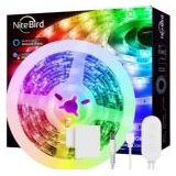 NiteBird - LED Strip - 5 Meter RGB - met Afstandsbediening - Zelfklevend
