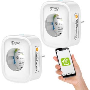 Gosund SP1-H WiFi smart socket, 2 Stück (HomeKit) (Doppelpack)