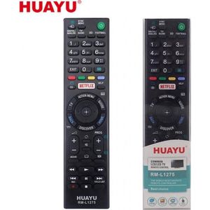 Huayu RM-L1275 Universele afstandsbediening voor de Sony TV's Zwart