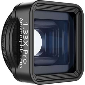 Ulanzi 1.33X Pro Anamorphic Lens (3e Generatie) - Universeel voor alle Smartphones - Optimale beeldkwaliteit - 17mm schroefdraad