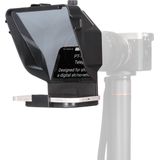 Ulanzi PT-15 Universele Autocue - Teleprompter voor smartphone en camera - 15cm hoog - 1/4 inch schroefaansluiting - Universeel tot 9 cm breed - Zwart