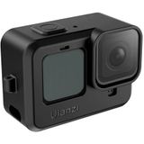 ULANZI G9-1 siliconen beschermhoes met lensdop, compatibel met GoPro Hero 9, zwart