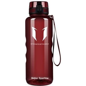Super Sparrow Drinkfles, 500 ml, BPA-vrij, geschikt voor sport, wandelen, school, kantoor, buiten