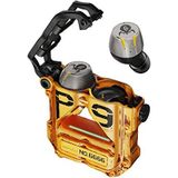 Gravastar Sirius Pro Draadloze Oordopjes Zinklegering Opladen Case Hoofdtelefoon voor IPhone/Android 3 Geluidsmodi TWS In-Ear Oortelefoon Wordt geleverd met Knowles Evenwichtige Armatures en 7,2 mm Dynamische Drivers (geel)