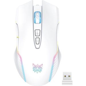 ONIKUMA CW905 3600 DPI Wireless White Gaming Mouse - Wit gaming draadloos muis