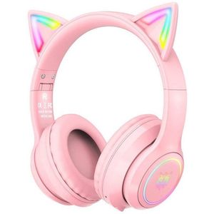 ONIKUMA - B90 - Gaming Headset - Roze - Draadloos
