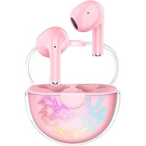 Onikuma - T35 - Draadloze Koptelefoon - Roze - In-Ear - ANC