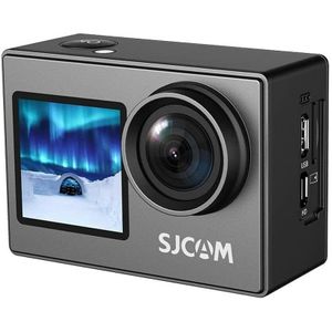 Sjcam Actiecamera SJCAM SJ4000 dubbel scherm (UHD, WiFi), Action Cam, Zwart
