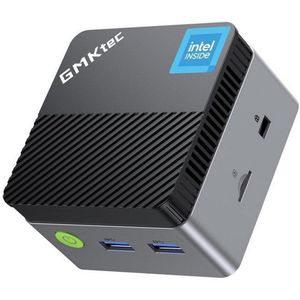 GMKtec - G5 - Mini PC - Zwart - Intel N97 - 12 GB RAM - 512 GB SSD - Windows 11 Pro