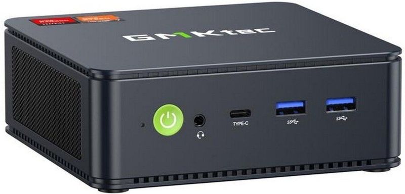 GMKtec - M5 PLUS - Mini PC - Zwart - AMD Ryzen 7 5825U - Windows 11 Pro