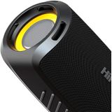 Hifuture Gravity luidspreker - Bluetooth speaker draadloos 5.3 - 12 Uur Speeltijd - IPX7 Waterdicht - Schakelen Tussen Twee Bluetooth-Apparaten - RGB LED-Licht - Kleur Zwart