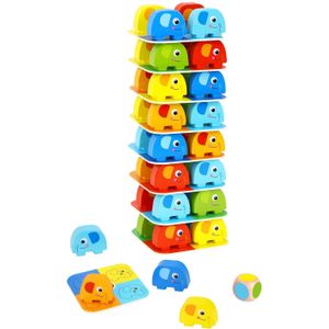 Olifant van hout - puzzel spel