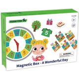 Tooky Toy A Wonderful Day Houten Speelgoed - Magneetbord - Educatief Speelgoed - 108-delig