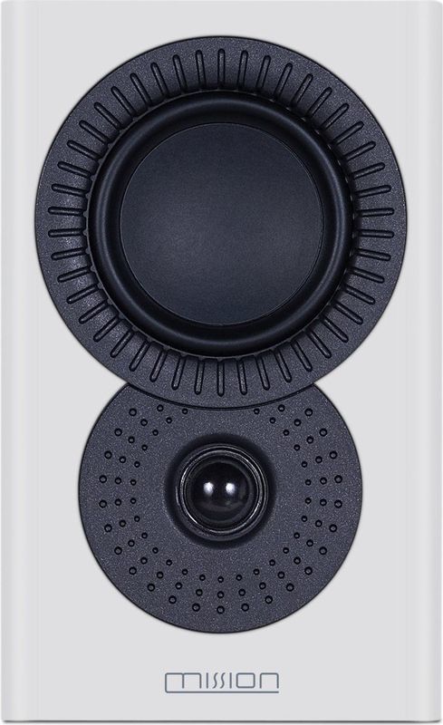 Mission LX-1 MK II Boekenplankspeaker - Wit (2 stuks)