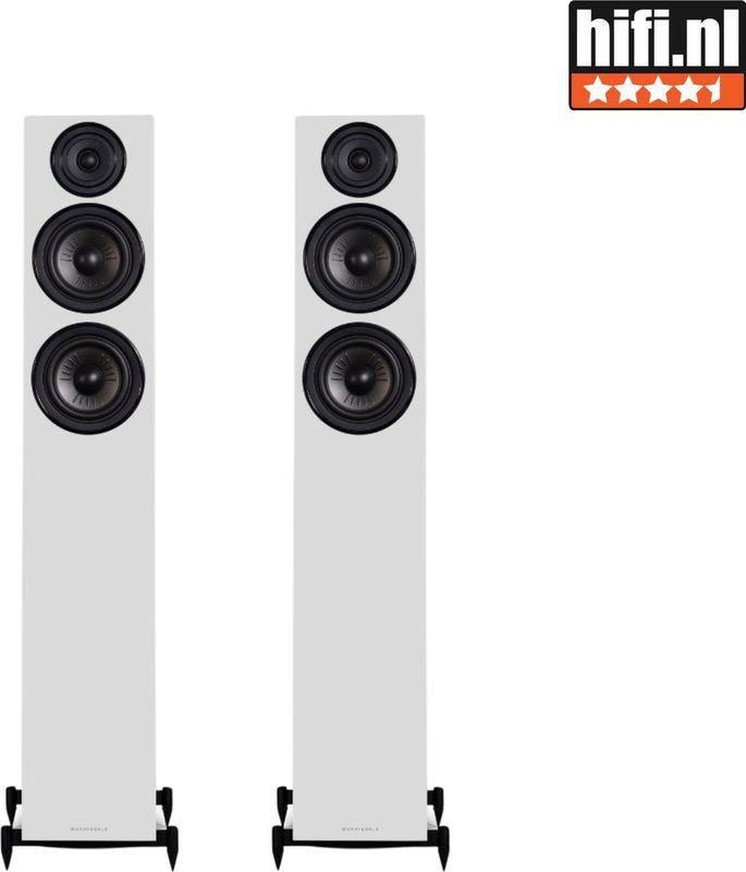 Wharfedale - Diamond 12.4 - Vloerstaande Luidsprekers - Wit - 2 Stuks