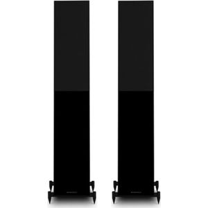 Wharfedale Diamond 12.4 Vloerstaande Speakers - Hifi Stereo Set - Passieve Speakers - 2,5-Weg Luidsprekers - Zwart