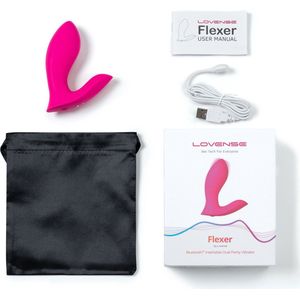 Lovense Flexer - Duovibrator - G-spot en Clitoris - Roze