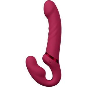 Lovense - Lapis Strapless Strap-on Vibrator - Roze