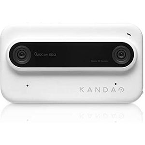 Kandao QooCam EGO 3D Camera (60p, Volledige HD, WiFi), Action Cam, Rood, Wit