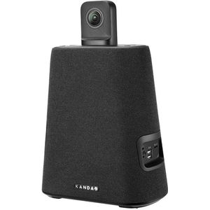 KanDao Meeting Ultra standaard webconferentiecamera, alles-in-één videovergadering webcam, 4K HDR 360° automatische framing en AI-zoom voor middelgrote en grote conferenties