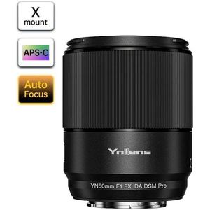 Yongnuo - YN50mm F/1.8X DA DSM Pro - Objectief - Zwart - Fujifilm X-Mount
