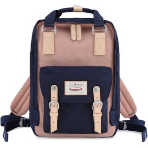 Rugzak & laptoptas - Roze blauw- rugtas - 15.6 inch laptop - laptopvak - Schooltas - laptoptassen - waterafstotend - dames - heren - jongens - meisjes