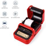 Niimbot B21 Labelprinter - Rood - Draadloos - 25-50mm Printbreedte - 203dpi - 1200mAh