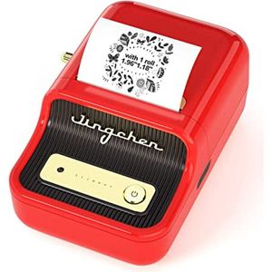 Niimbot B21 Labelprinter - Rood - Draadloos - 25-50mm Printbreedte - 203dpi - 1200mAh