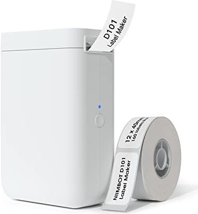 Niimbot D101 nešiojamas lipdukų spausdintuvas - baltas (203 dpi), Labelprinter, Wit