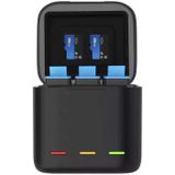 Telesin Oplaadbox met 2 batterijen voor GoPro 9 / GoPro 10 / GoPro 11 / GoPro 12