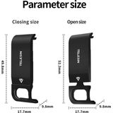 Telesin - GP-CLC-902 - Batterijklep - Zwart - Metaal