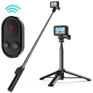 Telesin Vlog-selfie stick voor GoPro met Bluetooth remote en telefoonhouder